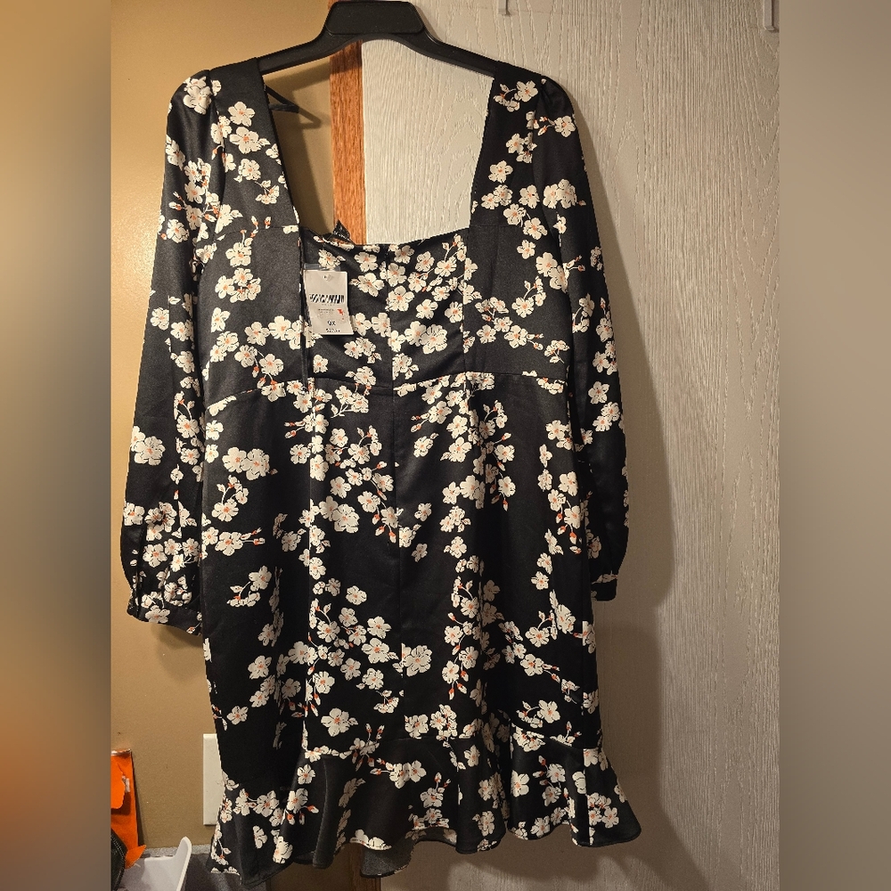 Black Cherry Blossom Dress